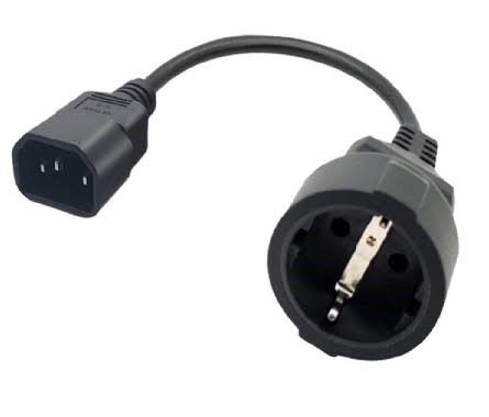 Adaptor Cable C14 EU Female طول 0 5 متر